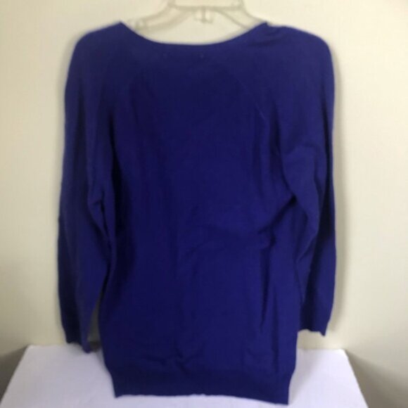 John +Jenn NEW Crew Neck Open Shoulder CutOut Sweater Tunic Top Soft Knit Soft S - Picture 5 of 16